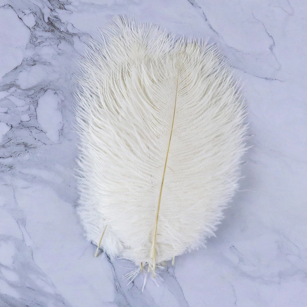 1500pc white ostrich feather