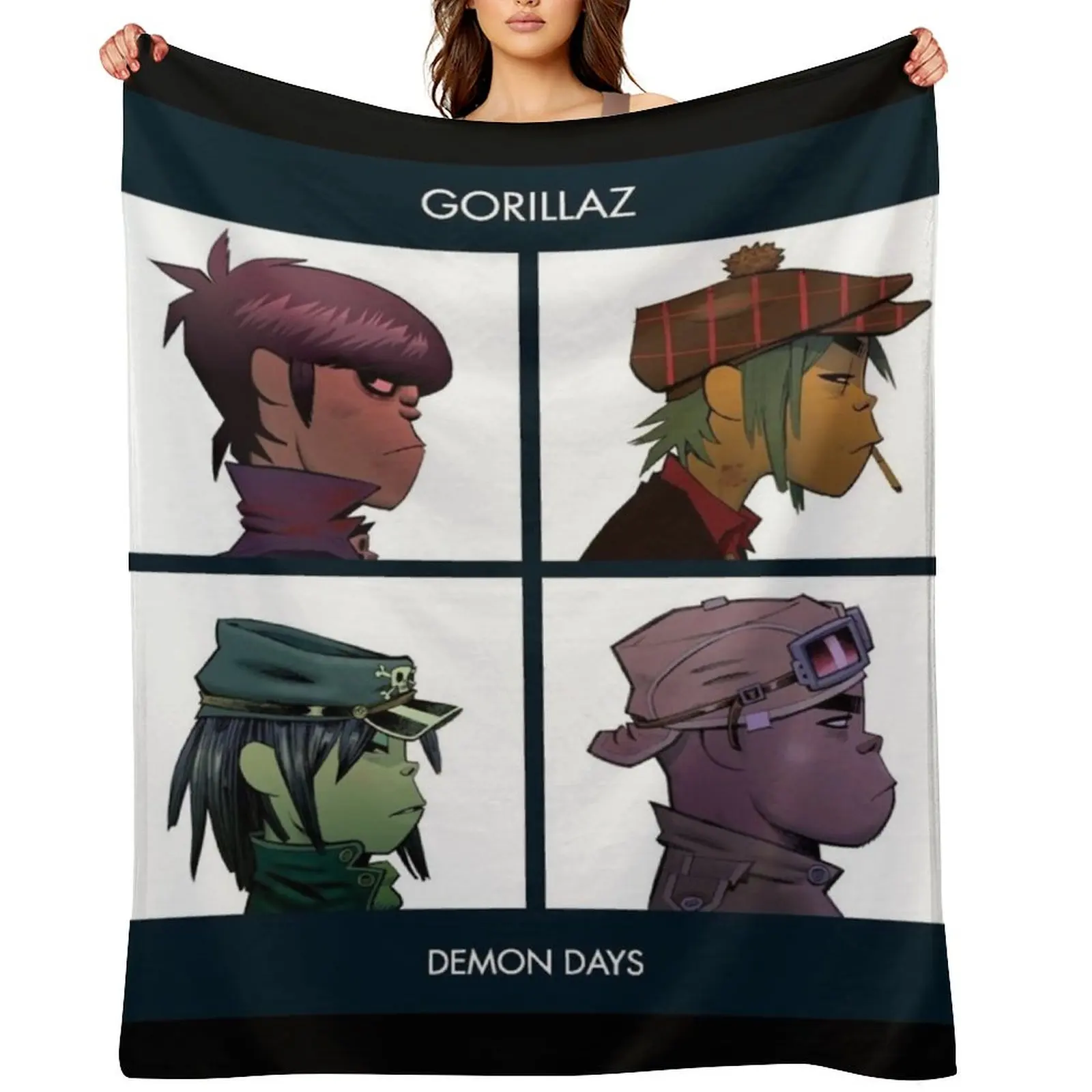 Copy of A road to somewhere vermint gorillaz ,gorillaz gorillaz gorillaz Throw Blanket Soft Big blankets and throws Nap Blankets