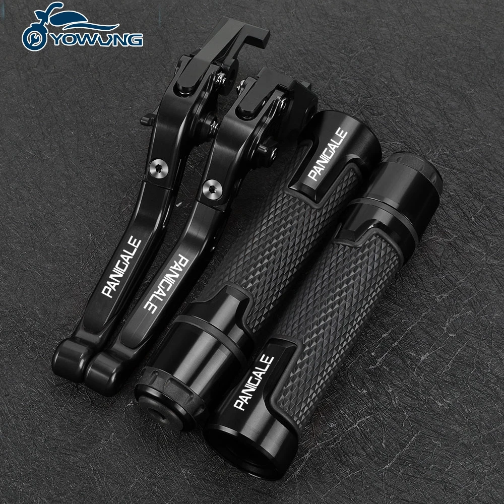 

Motorcycle Brake Clutch Levers 7/8''22mm Handlebar Grip Accessories For 1199Panigale/S 2012 2013 2014 2015
