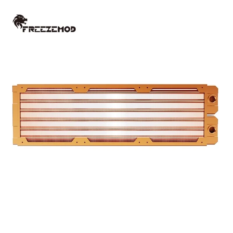 

TSRP-ZT-360SC Полностью красный медный радиатор водяного охлаждения, двухслойный, толщина 45 мм, 750 Вт, TDP, промышленный теплообменник, водяной охладитель на 360 градусов