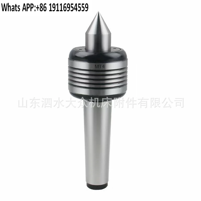 Precyzyjny obrotowy uchwyt górny MT4 średniej wielkości D414, ruchomy uchwyt górny, ruchomy uchwyt górny do tokarki z końcówką w kształcie litery U (Möhse)