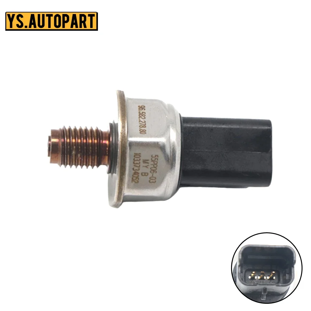 Fuel Rail High Pressure Regulator Sensor Valve 55PP06-03 For Peugeot 107 206 207 307 308 Partner Citroen C2 C3 C4 C5 Berlingo