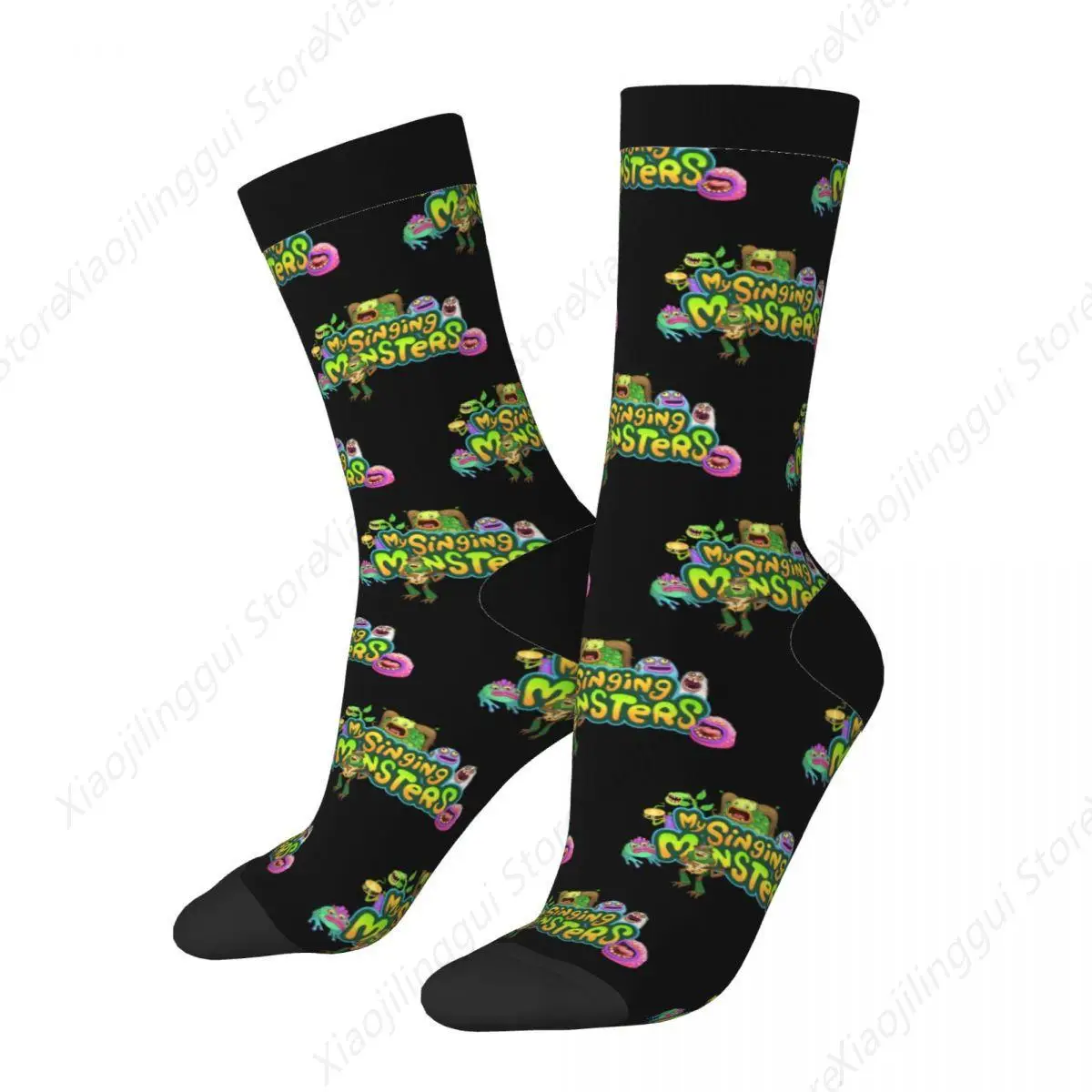 My Singing Monsters Game Cartoon Socks Men's Women's Casual Socks Novelty Spring Summer Autumn Winter Socks Gifts