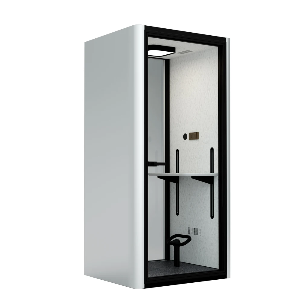 Office Smart Single Sound Pod Outdoor for Work Silent Interpreter Phone Booth
