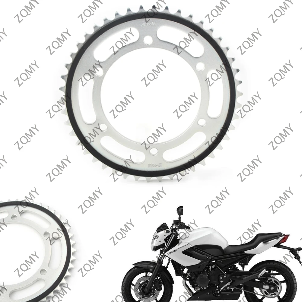 1Pcs Motorcycle Engine Chain Drive Rear Sprocket 46T For Yamaha XJ6 2009 2010 2011 2012 2013 2014 2015