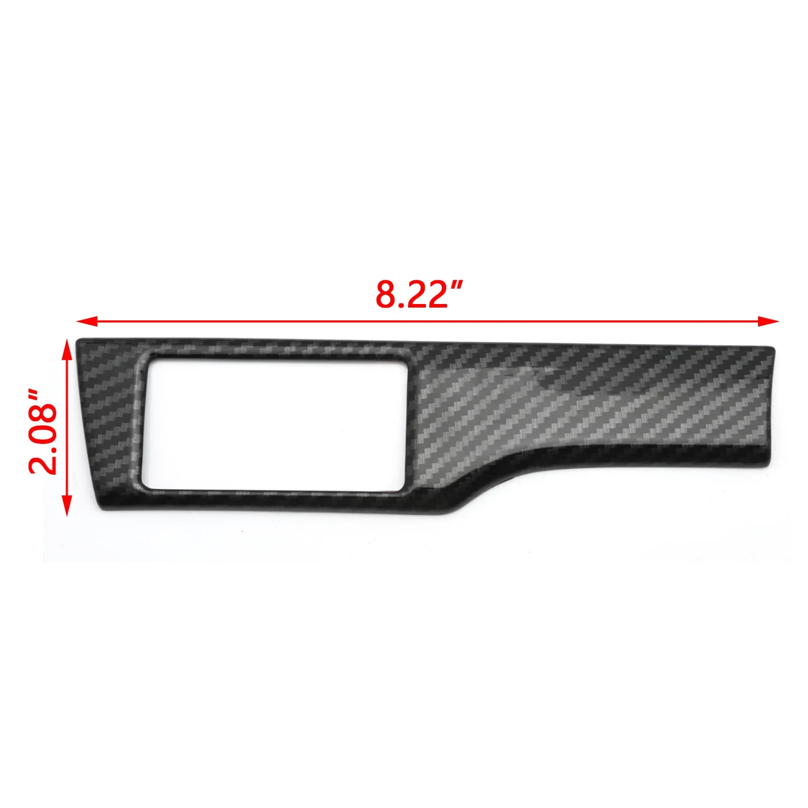 Carbon Fiber Style Interior Headlight Switch Button Frame Cover Molding Trim Decal For Honda Civic 2016 2017 2018 2019 2020 2021