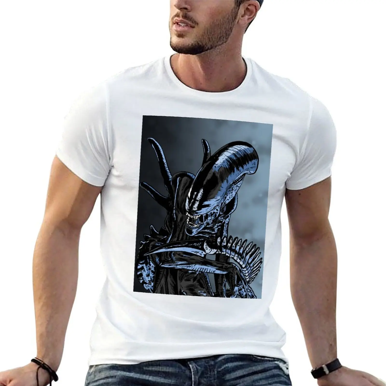 

Xenomorph T-Shirt cotton t shirt man man t shirt luxury T-Shirt
