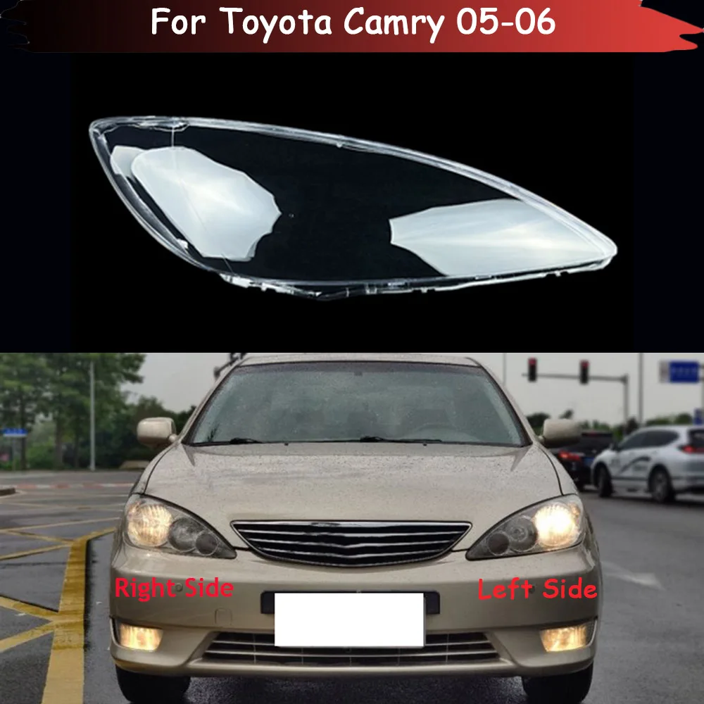 

Transparent Light Case For Toyota Camry 2005 2006 ​Car Front Headlight Lens Cover Auto Headlamp Lampshade Glass Lamp Shell Caps