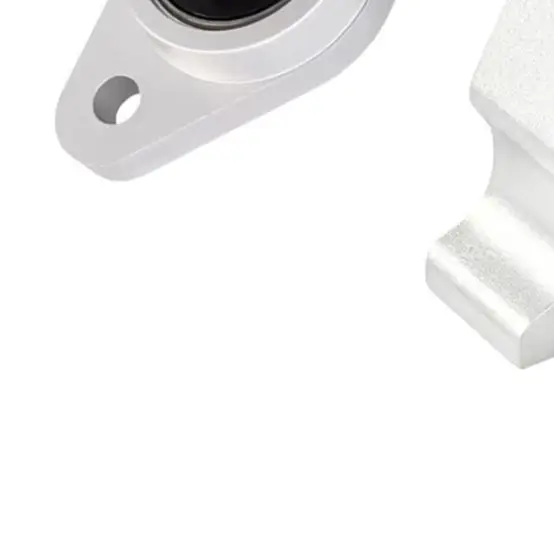 Flange Bearing Housing Vertical Rhombic 25mm ID CNC 6061 Aluminum Alloy Pillow Block For Fitness Equipment Strength Training