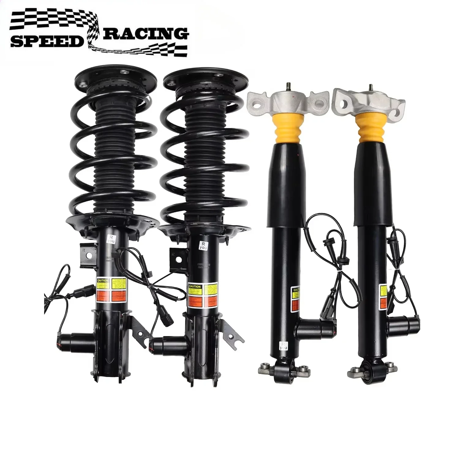 

Full Set for Lincoln MKZ Front Rear Shock Struts Assys Electric for Lincoln MKZ 2.0L L4 Gas DOHC Turbo HG9Z18124D HG9Z18124C