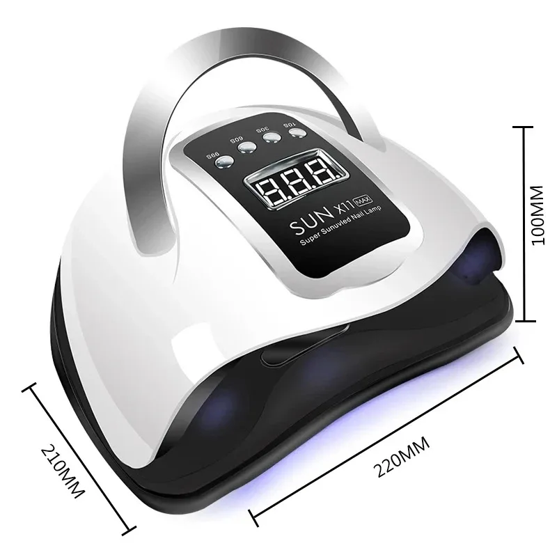 المهنية مسمار مجفف مصباح الأشعة تحت الحمراء الاستشعار LED مانيكير مصباح لعلاج سريع جميع الأشعة فوق البنفسجية هلام طلاء الأظافر تجفيف الأظافر أدوات الصالون