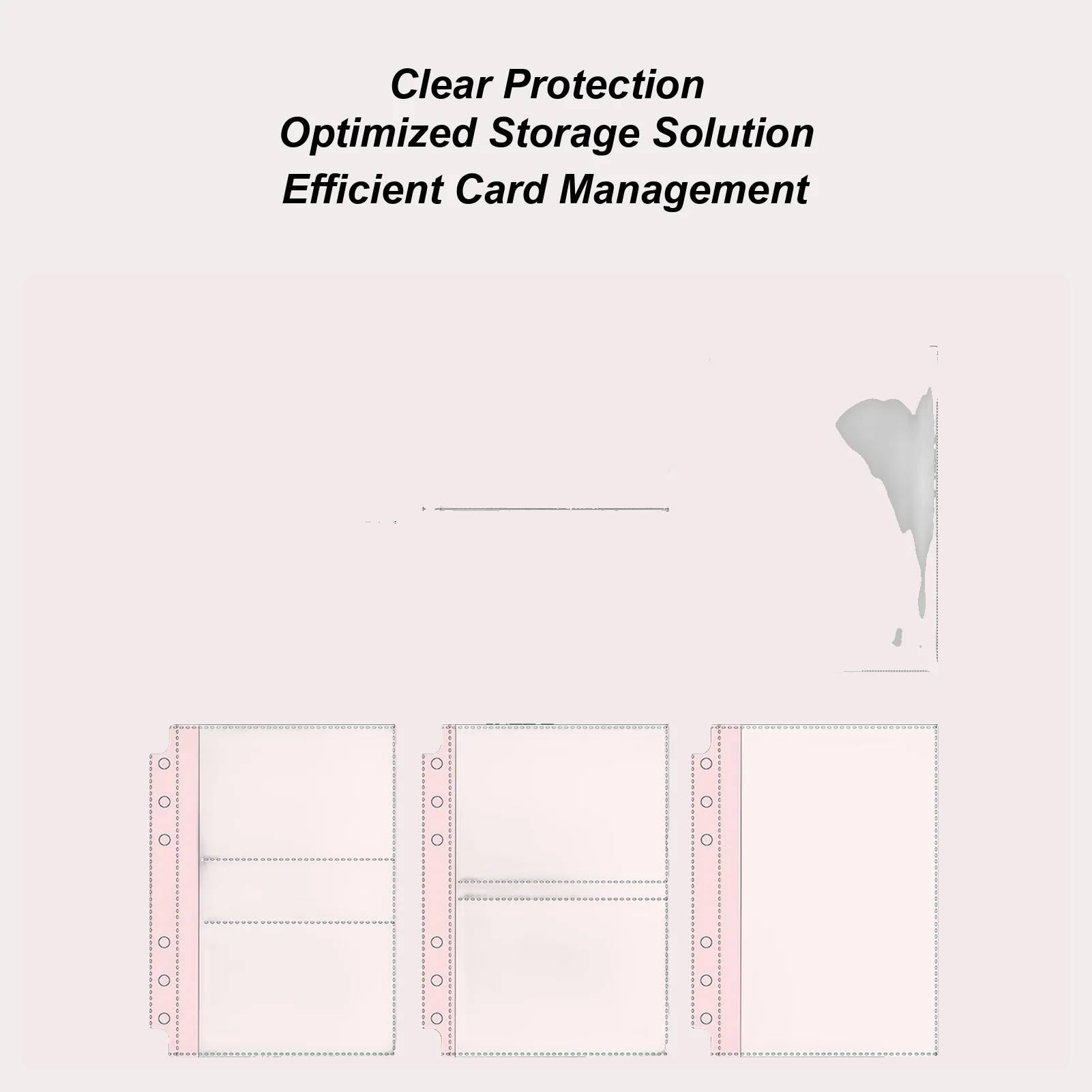 

A5 A6 10-Sheet Card Holder Binder Waterproof Clear Collector Card Storage Sleeve For Photo Envelopes Photocards Tickets