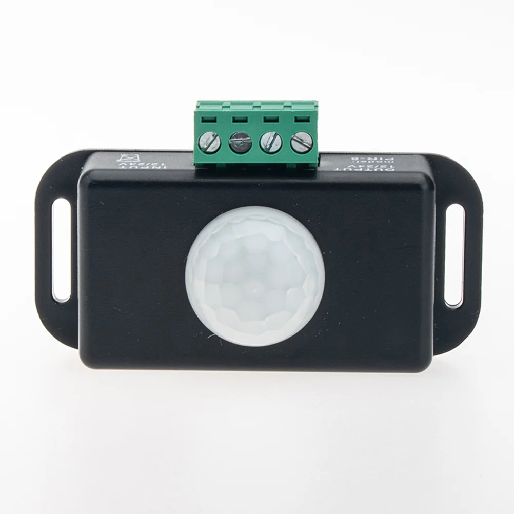 1 Uds 12-24V interruptor de luz con Sensor de movimiento controlador Pir para escalera gabinete camino 1-10 Min retardo infrarrojo eléctrico