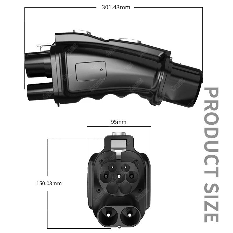 OLINK Custom LOGO CCS  TO CHAdeMO adapter 200A 1000V DC fast CCS2 to CHAdeMO Adapter Charger