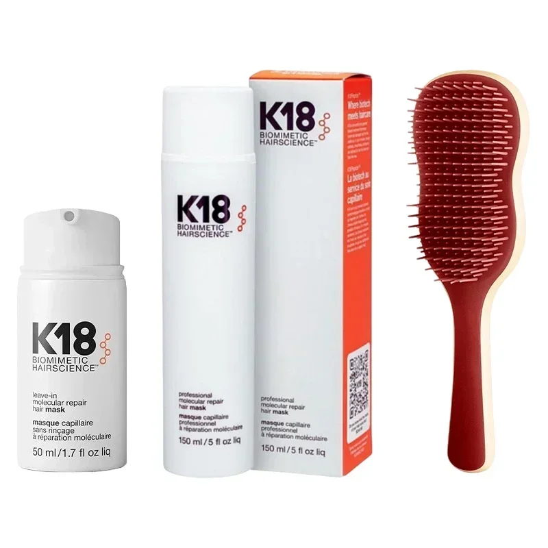 K18 Original Hair Treatment Leave-In Hair Mask Treatment Repair Dry Damaged Hair 4 Minutes To Reverse Hair Damage Moisturize k18