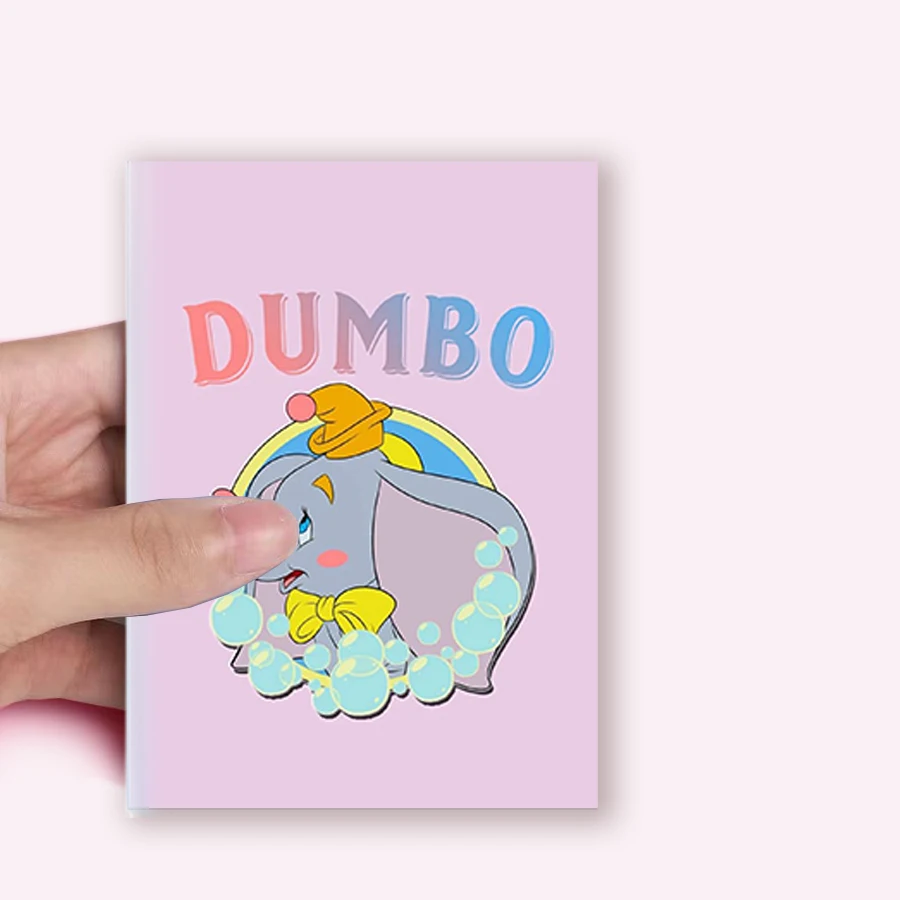 

A6 Notebook Disney Cartoon Movie - Dumbo - Anime Baby Fly Elephant Sketch Art Drawing Quote Note Book Kids Stationery Gifts Girl