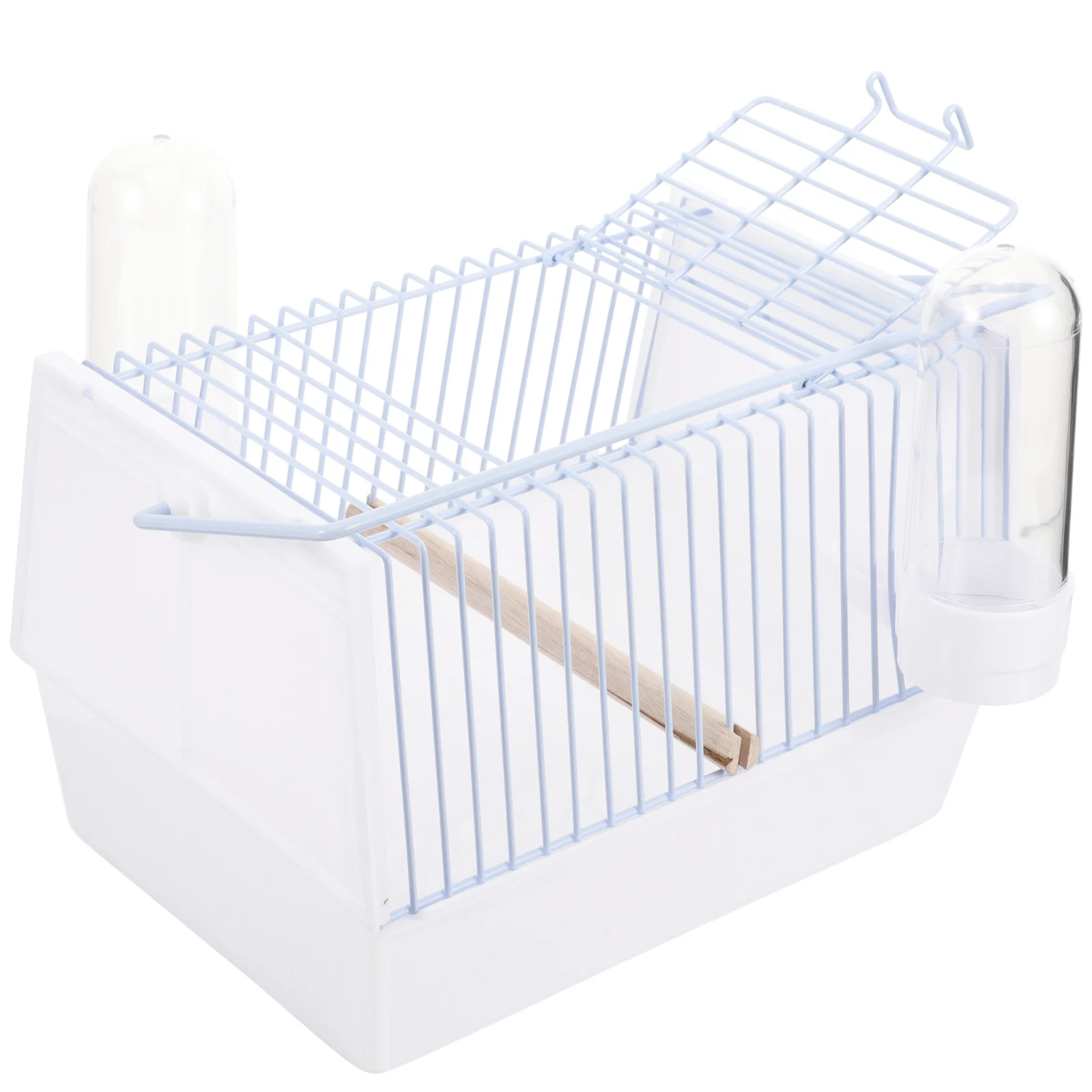 

1 Set Portable Lightweight Ventilated Wire Design Comfortable Handle Outdoor Travel Carrying Case For Pet Parrot Hiking Camping