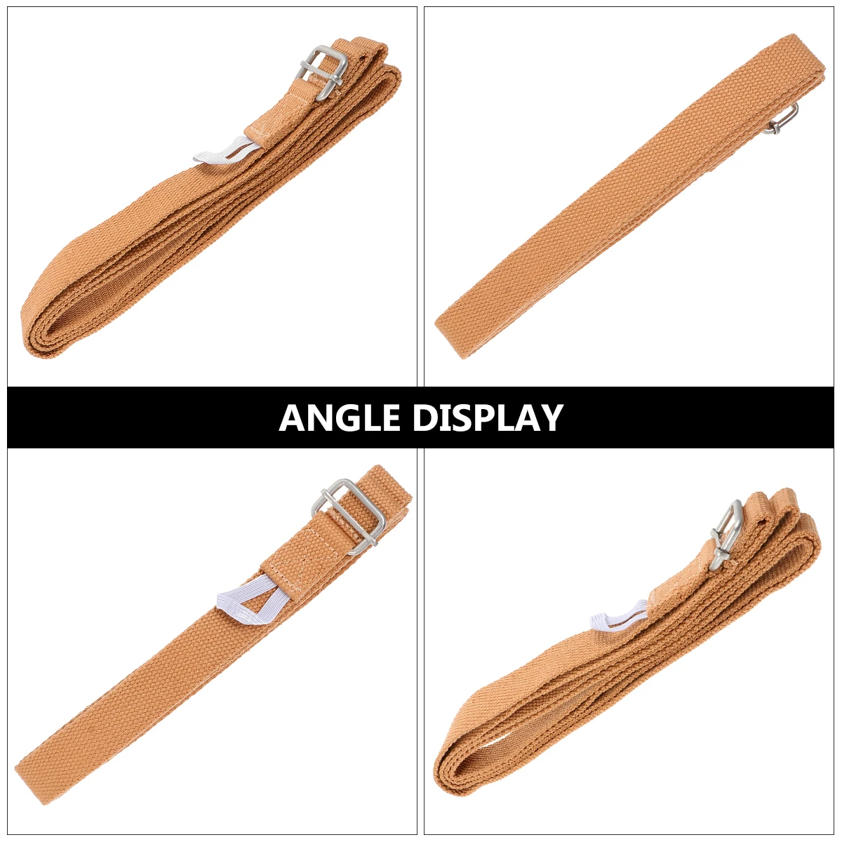 

Yoga Resistance Bands 183cm Brown High Quality Cotton Stretchable Portable Fitness Accessories Perfect for Flexibility Training