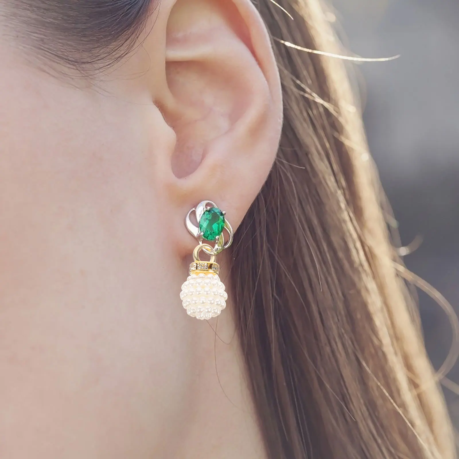 

20 Pcs Pearl Charms Necklace Making DIY Pendant Earrings Accessories Bracelet Jewelry Supplies Decorative Mini Charm Set