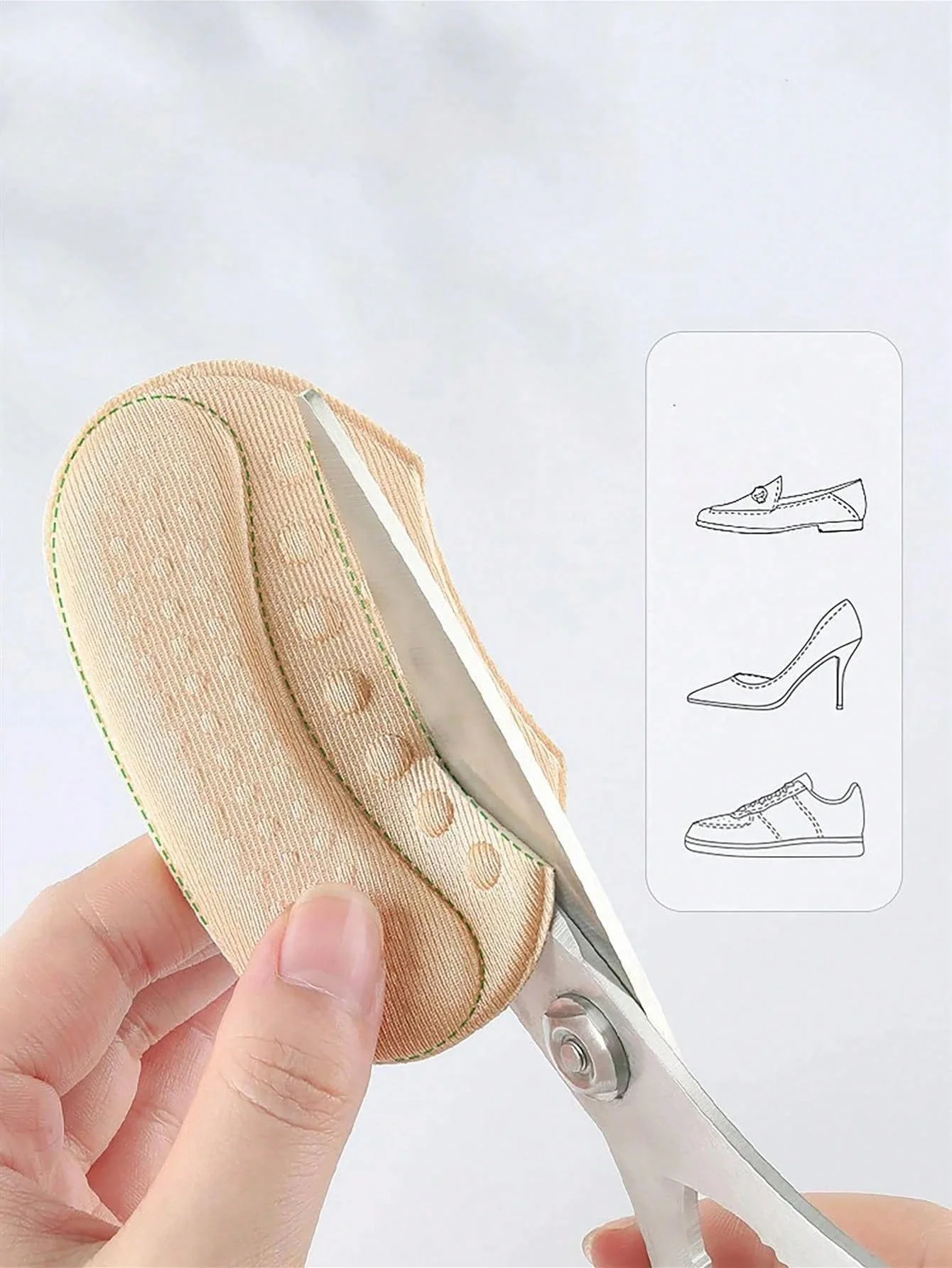 5Pair Heels Grips Silicone Heel Stickers for Women Men Anti Slip Heel Cushions Non-Slip Inserts Pads Foot Heel Care Protector
