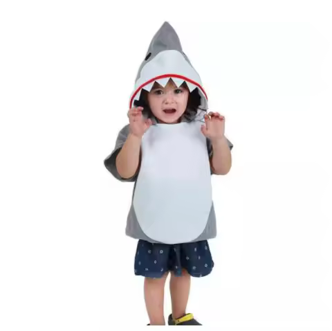 Halloween Child Kids Boy Girl New Year Carnival Party Shark Cos Clothing Funny Shark Animals Cosplay Costumes