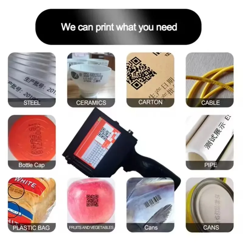 Willita 620-2C 5cm 50.8mm Portable Hand Jet Printer, Handheld Inkjet Coder for Carton Box Barcode Printing - view 3