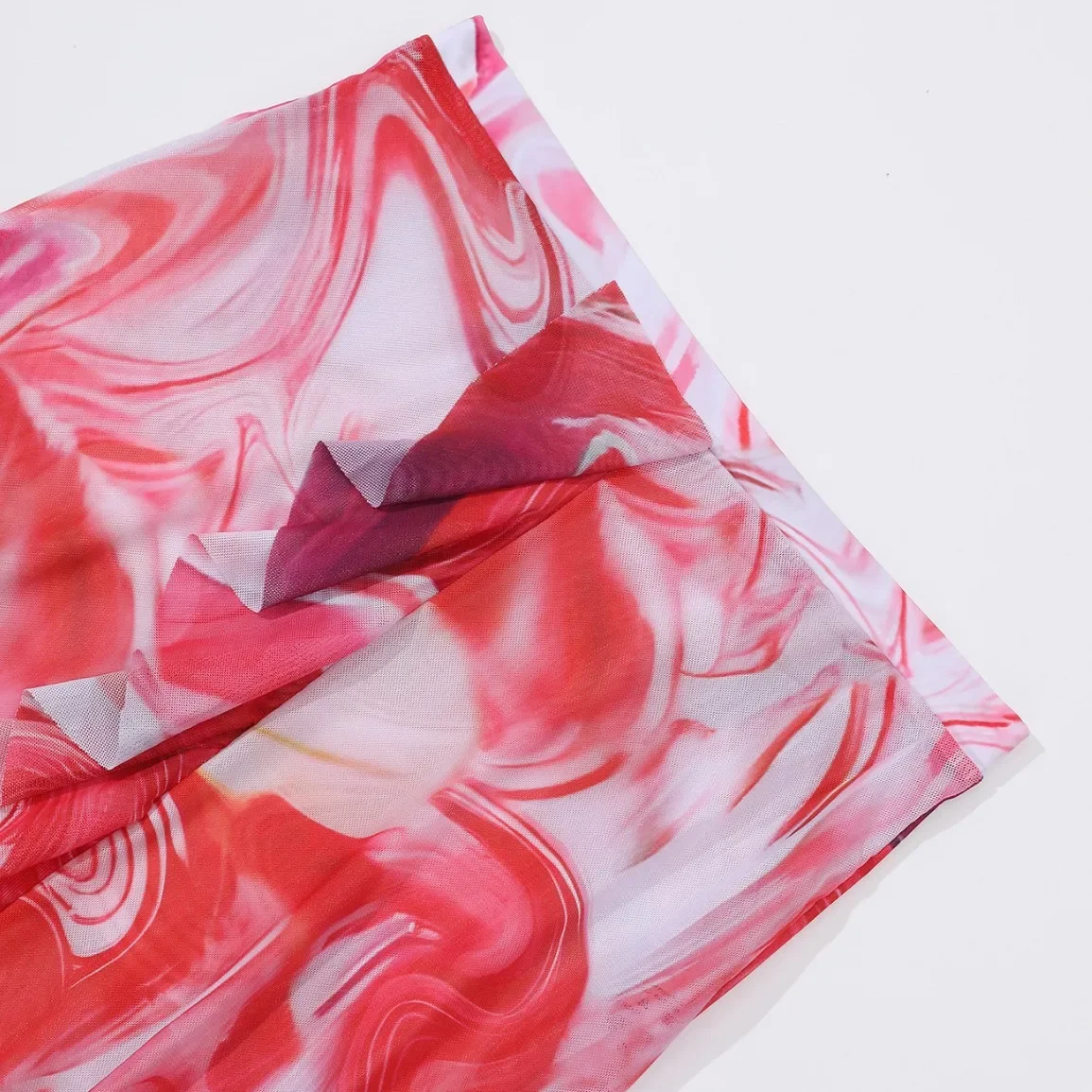 Set di due pezzi per costume da bagno intero con protezione solare alla moda di colore psichedelico di vendita caldo europeo e americano