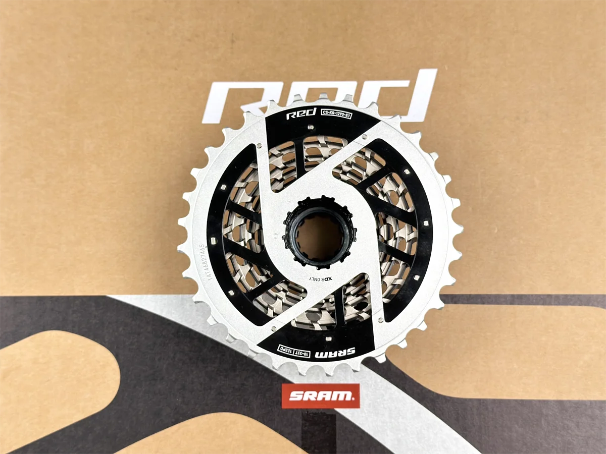 2025 SRAM NEW MODEL RED XG-1290 Cassette CS-XG-1290-E1 12s SPEED Rainbow, Silver  Available in 10-28T, 10-30T, 10-33T and 10-36T