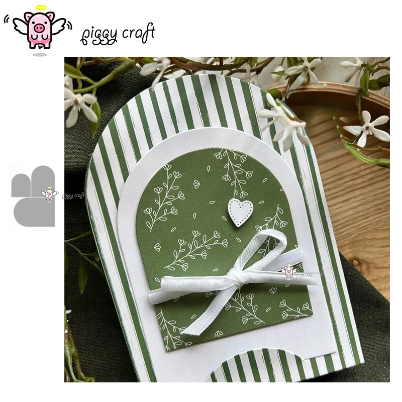 Piggy Craft metal cutting dies cut die mold Insert postcard card Scrapbook paper craft knife mold blade punch stencils dies
