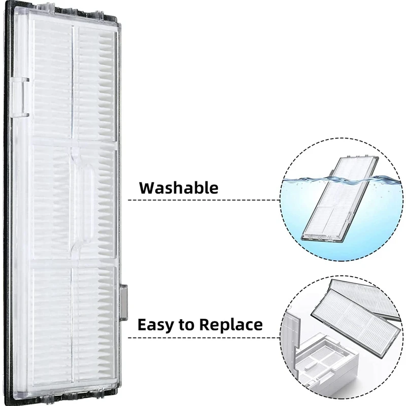 استبدال فرشاة جانبية لفلتر HEPA ، ملحقات لـ Xiaomi Roborock S7 ، T7S ، 7S Plus ، روبوت الكنس