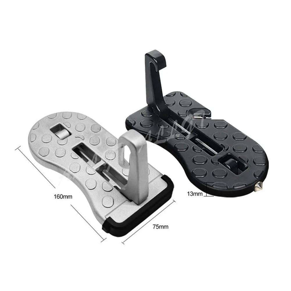 Folding Door Latch Hook Step Mini Foot Pedal Ladder for Jeep Truck SUV Roof Universal