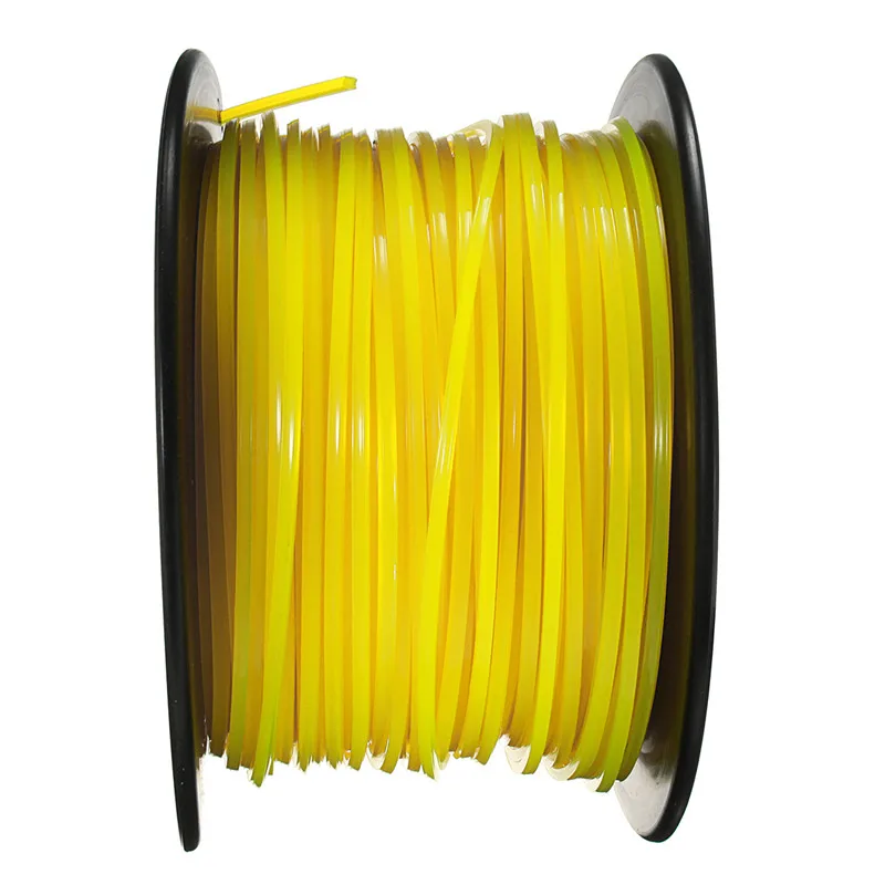 Imagem -05 - Nylon Strimmer Square Wire Cord Universal Garden Grass Cutter Trimmer Head Mower mm 100m 1pc