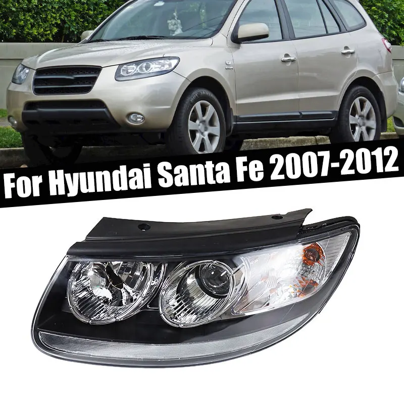 HY2502156 Auto Exterior Accessories For Hyundai Santa Fe 2007-2012 Car Front Bumper Halogen Headlight Signal Lamp Assembly New