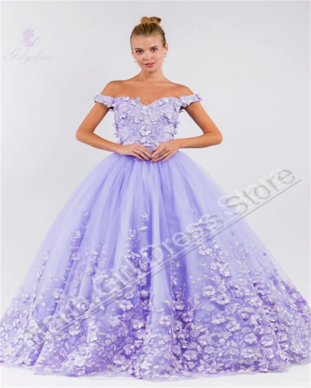 abito-da-damigella-d'onore-elegante-personalizzato-con-spalle-scese-e-applicazioni-in-pizzo-gonfio-abito-da-principessa-per-feste-damigelle-comunione-serate