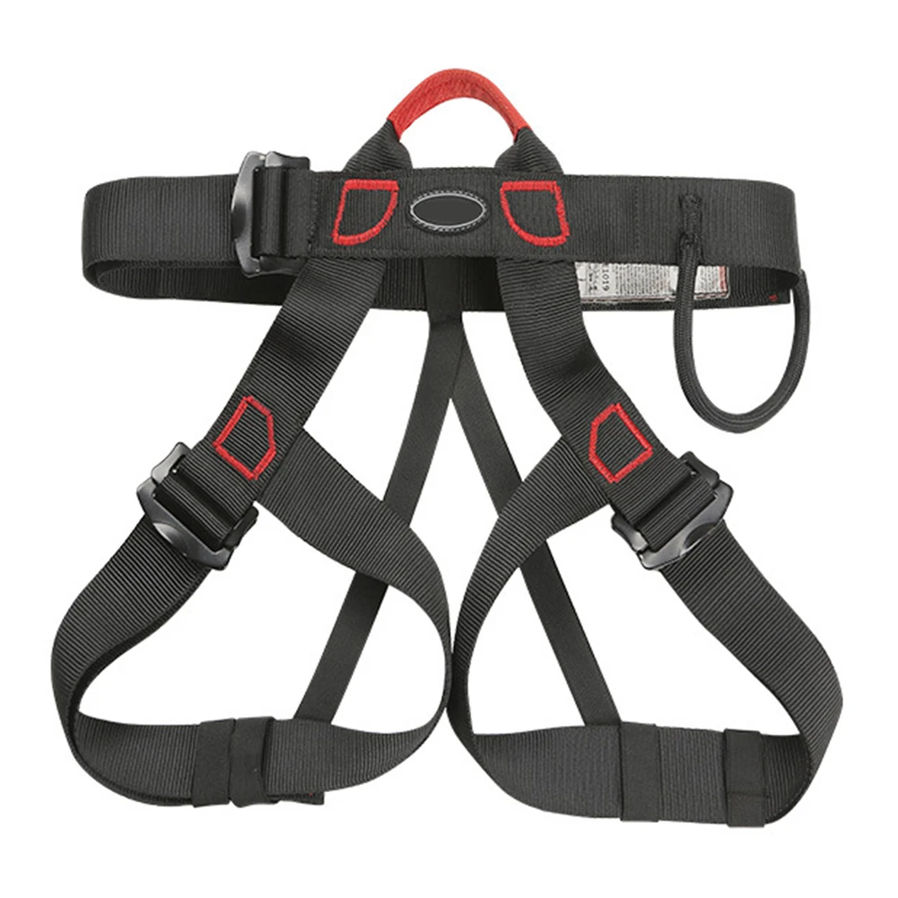 

Professional Rock Climbing Harness Outdoor Sports Harnesses Waist Support Half Body Safety Belt Aerial Survival Mountain Tools