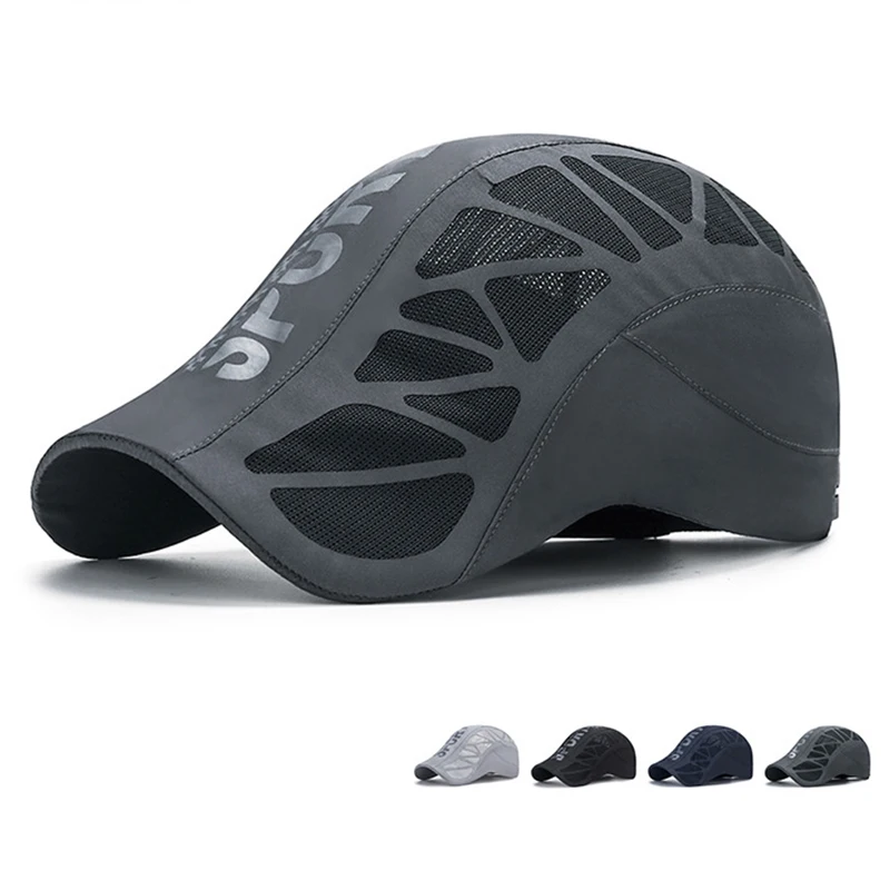 2026 Neue Sommer Sport Letter Forward Kappe Unisex Atmungsaktive Mesh Sonnenschutz Schnelltrocknende Outdoor Entenschnabelmütze Baseballkappe Geschenk