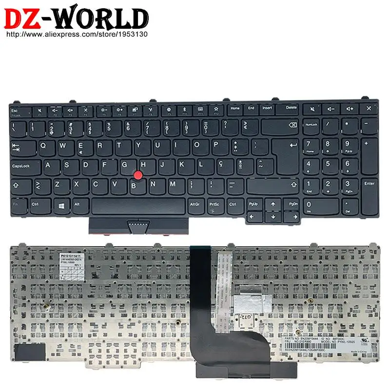 Keyboard for Lenovo Thinkpad P50 P70 P71 P51 Laptop SE FI TR NDC CH SWS NL PT BR SI SK NO CFR CZ Brazilian Qwertz Czech Turkish