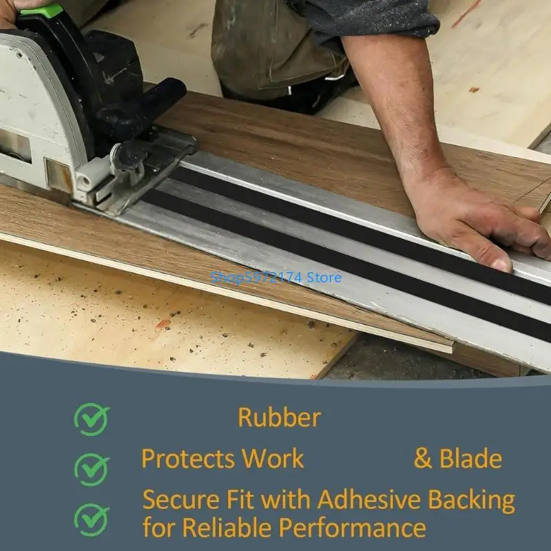 Y3NB Quality Rubber Rails Track Guard Strips 118Inches Long Compatible for 1944194 Rails Systems Secure Hold Design