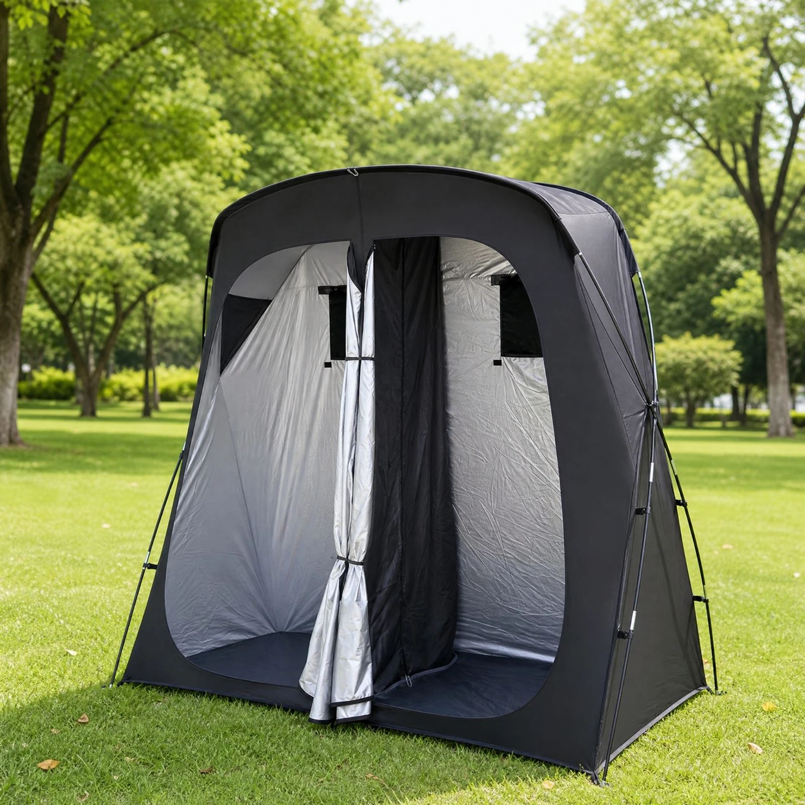 収納バッグ付きシャワーテント。コンパクトなキャンプ用シャワー - Camping Shower Tent Portable のレビューと価格