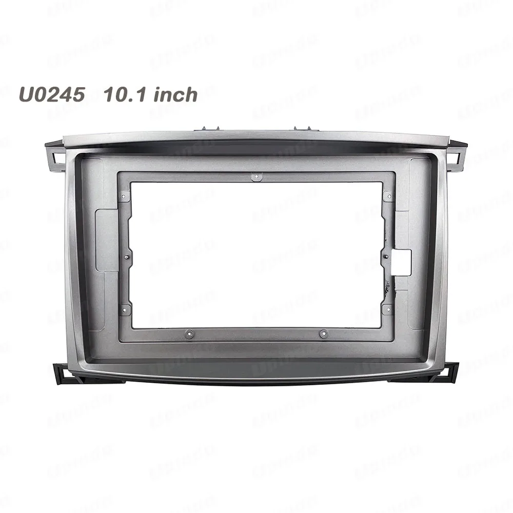 

For Toyota Land Cruiser 100 2003+ 2 Din 9/10.1 Inch Fascia Panel Frame Car Radio Plastic GPS MP5 Dash Mount Kit Car Accessories
