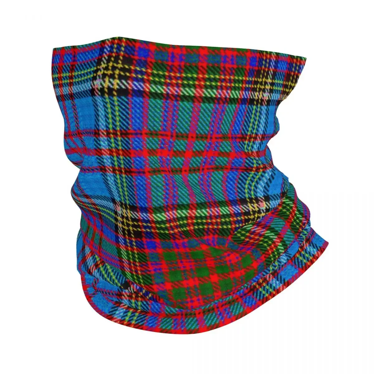 Geometric Plaid Clan Tartan Neck Gaiter Women Men UV Protection Winter Fashion Gingham Bandana Scarf for Hiking