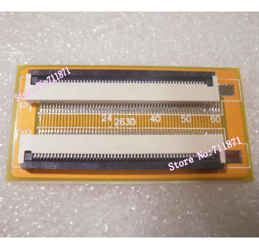 54P 54ピン フレキシブルフラットケーブル FFC延長コネクタアダプタ 54ピン TTL FFC FPC延長アダプタコネクタ 54P延長ソケット