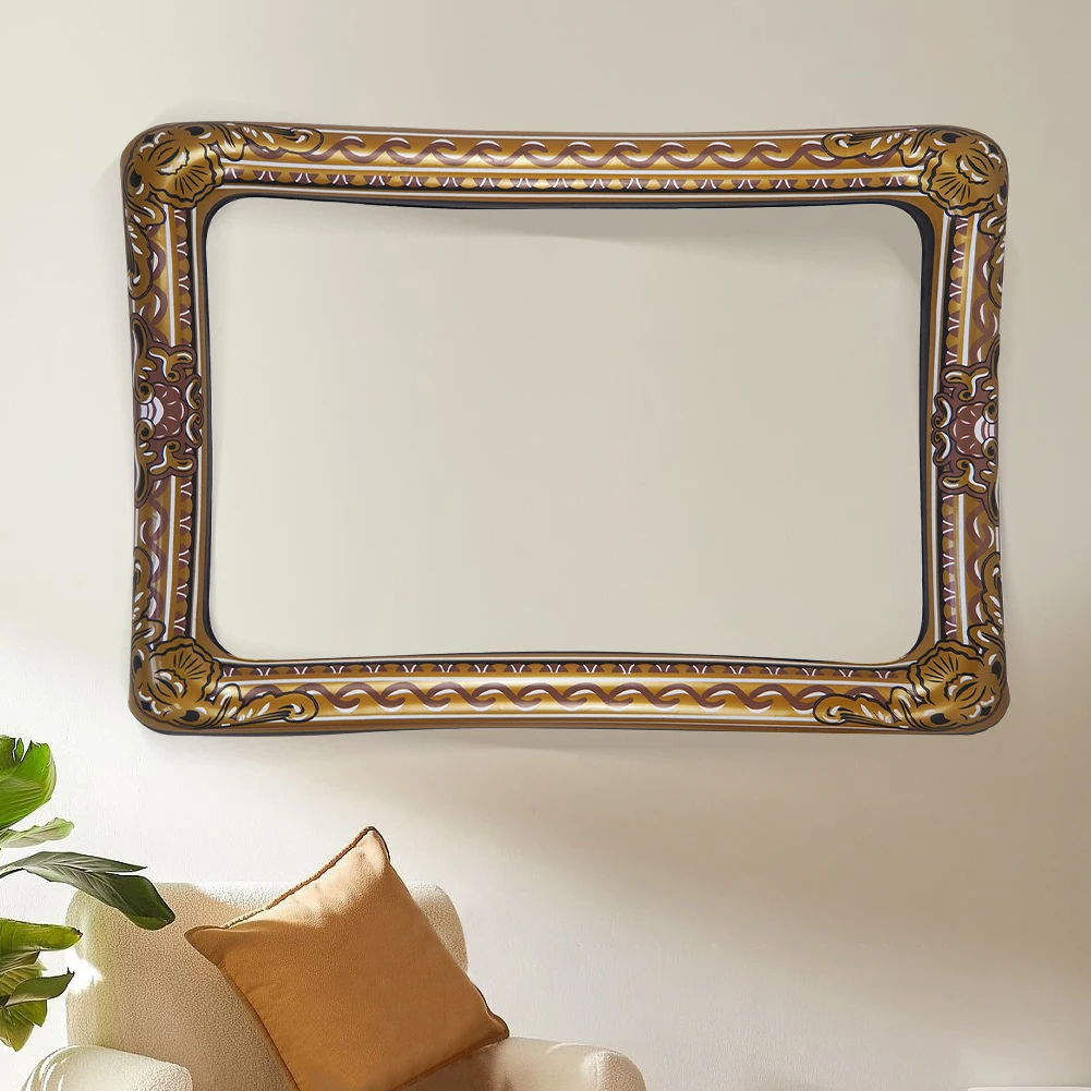 PVC Inflatable Photo Frame Beautiful Picture Frame Photo Booth Props for Wedding Birthday Party Supplies