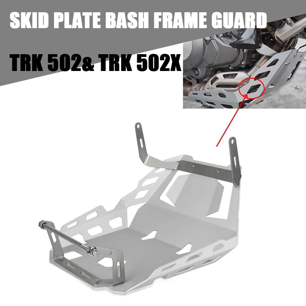 Motorcycle For Bennlli TRK 502 TRK502X 2018 2019 2020 2021 TRK502 Skid Plate Bash Frame Guard Engine Cover Protector Accessories