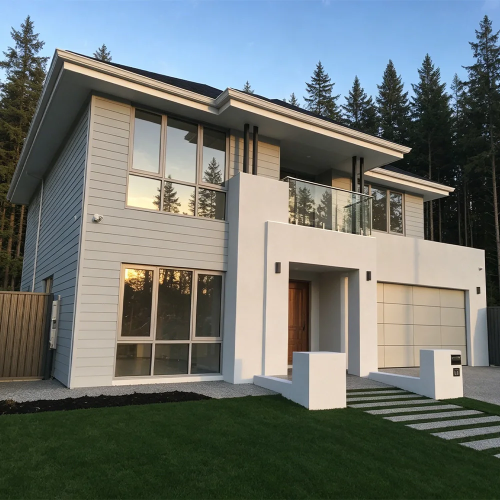 YG Light Steel Frame Structure Villa 2 Story Luxury Prefab 4 Bedroom Waterproof Smart Modular Home Unit