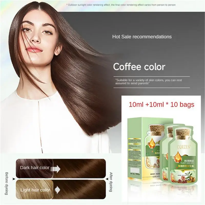 Plant Hair Dye Use Salon-quality Dyes At Home Gentle Unisex Hair Dye Hair Coloring Long-lasting Hair Dye Natural Hair Dye