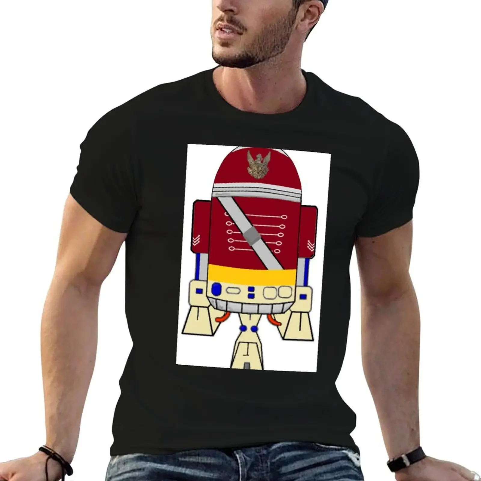 

R2-C2 Gold T-Shirt luxury clothing labubu new gifts and t-shirts t shirts for men cotton