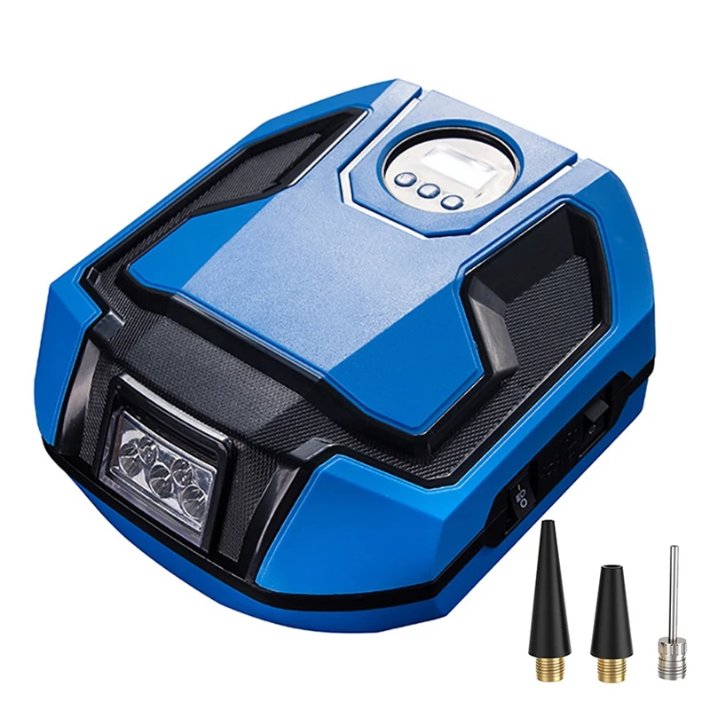 Portable Car Air Compressor Pump Digital Tire Inflator DC 12V LED Light Auto Air Pump Tire Pump For Car Motorcycle