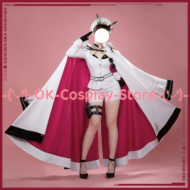 Nikke Mast Cosplay Costume Women Fancy Party Suit Cloak Top Pants With Hat Halloween Carnival Uniforms Game Clothing Custom Made