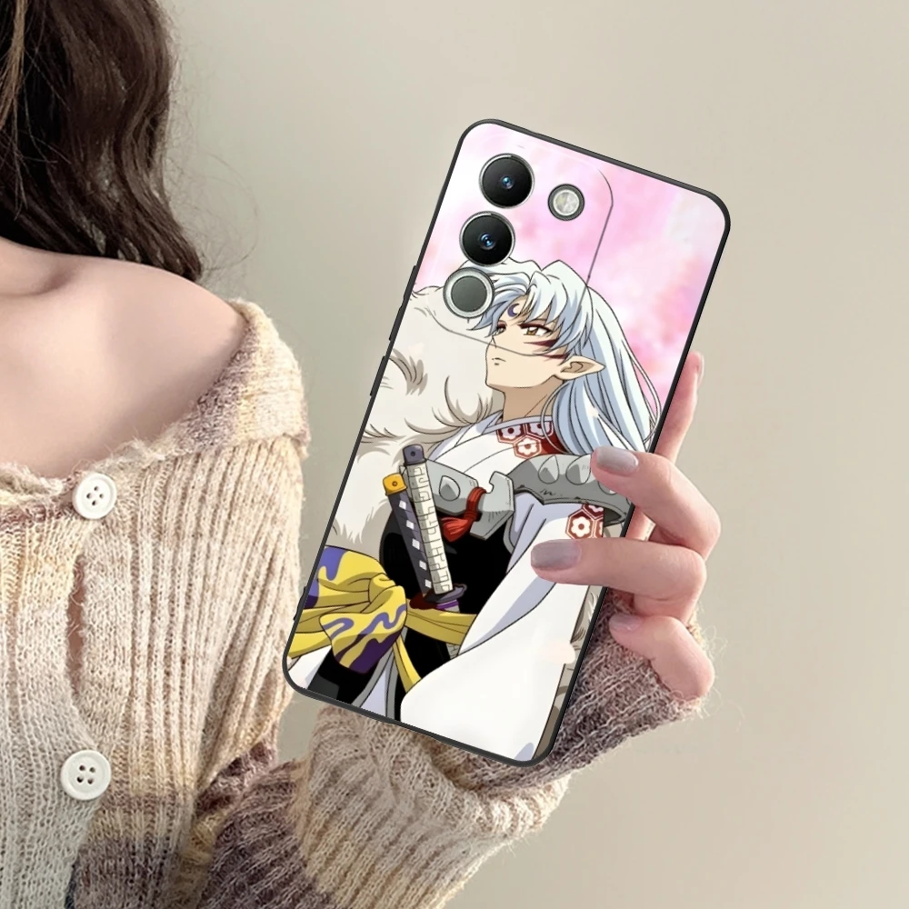 Inuyasha Sesshoumaru Mobile Cell Phone Case for VIVO Y95 Y93 Y31 Y20 V19 V17 V15 Pro X60 NEX Black Soft Phone Cover Shell